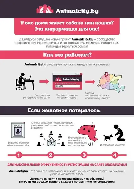 Объявление о питомце в Кобрине — Для всех, у кого есть домашние любимцы, кто нашел или потерял питомца, и для тех, кому нужна…